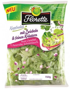 Florette Kopfsalat mit Zwiebeln & feinen Kräutern