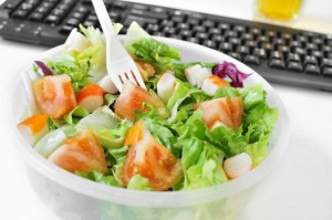 Salat Arbeitsplatz Ernährung