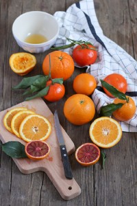 Orangen pressen Salat Florette