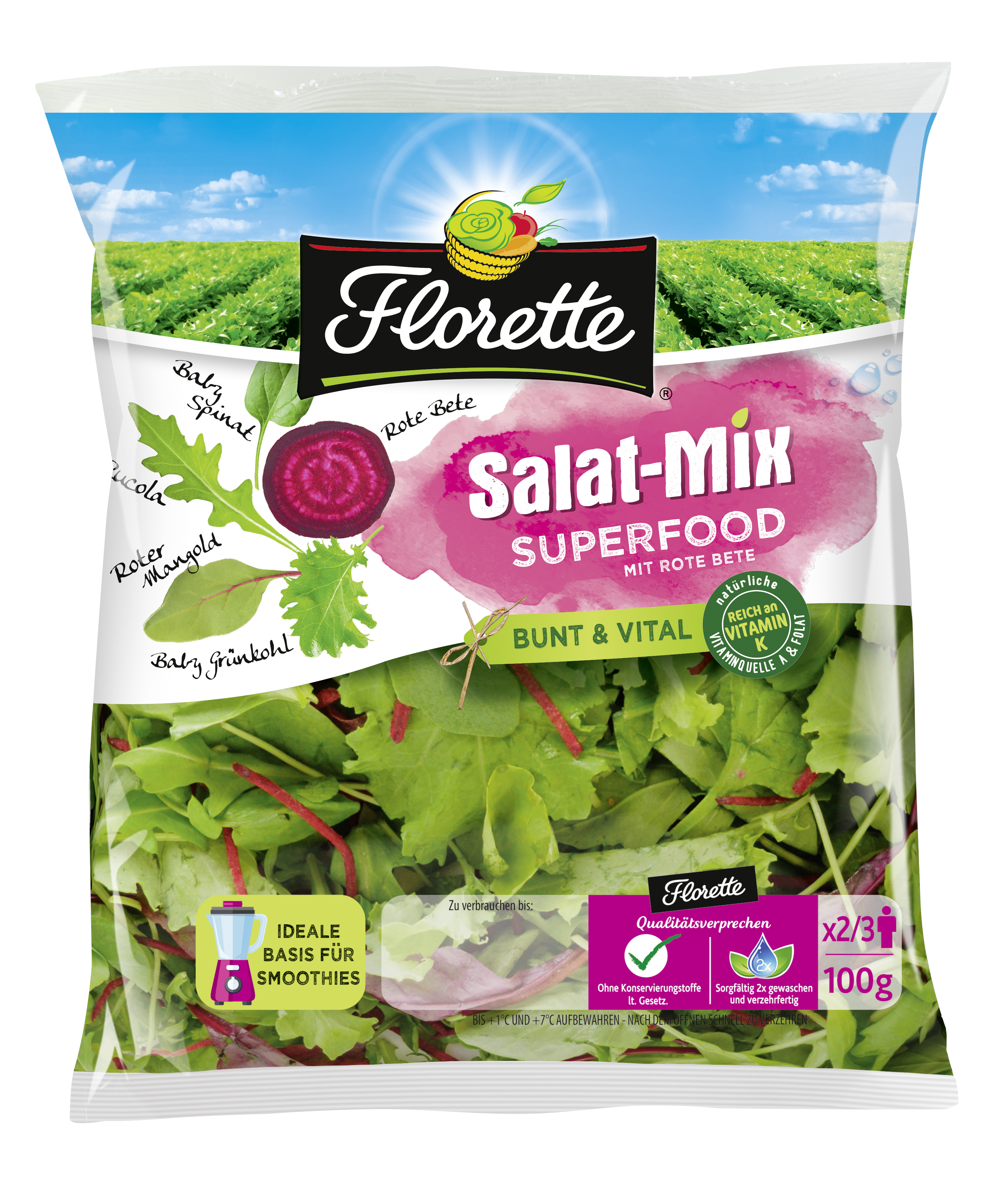 Der leckere Superfood Salat Mix Bunt & Vital