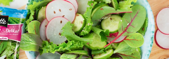 Florettes neue Salatmischung Émotions Bunt & Delikat