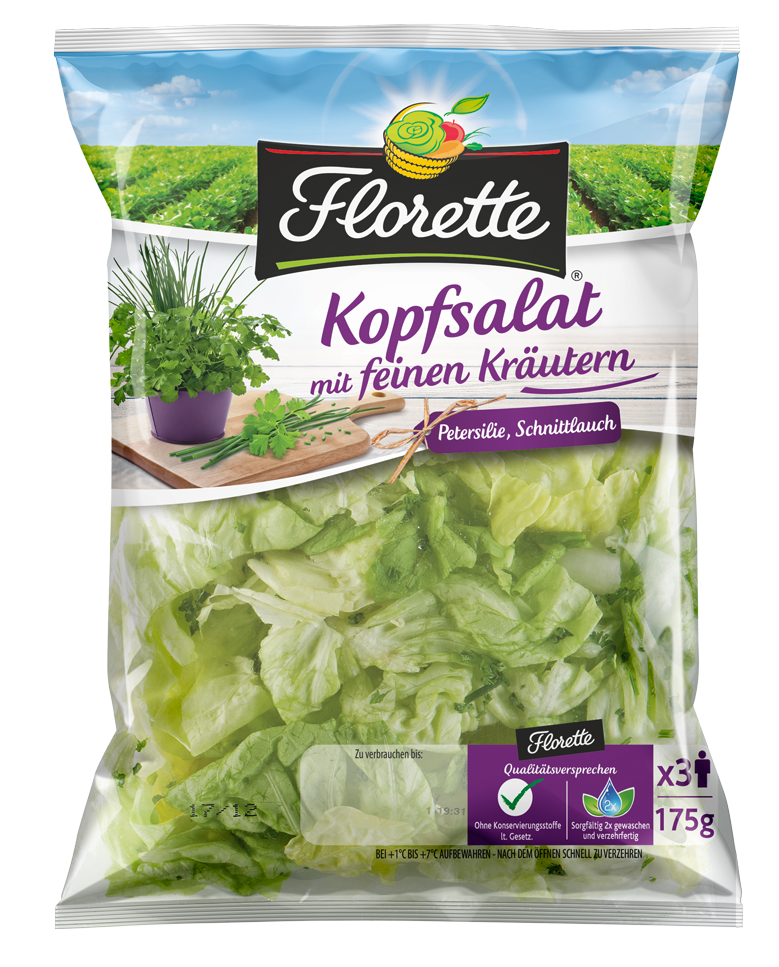 Florette Kopfsalat mit feinen Kräutern