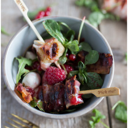 Foto - Salatbowl mit Bacon Banane und Himbeer Vinaigrette - 