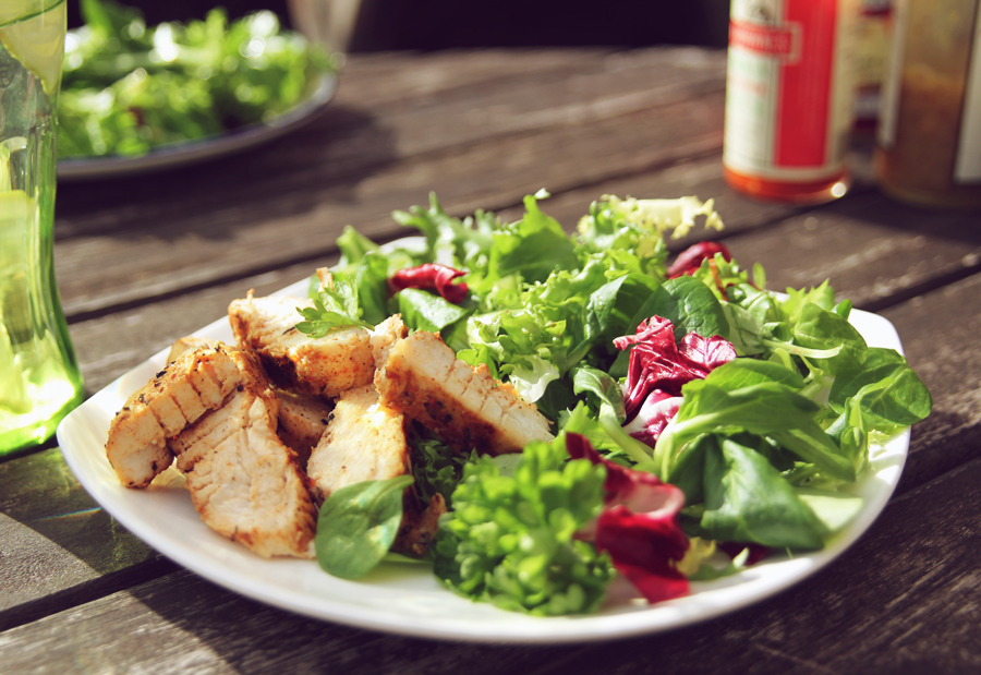 Gourmet Salat mit Hähnchen - Florette