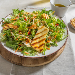 Foto - Einfacher BBQ Salat mit gegrilltem Halloumi - 