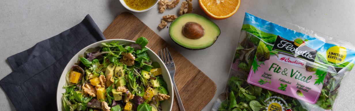 Florette Fit & Vital Winter-Salat mit Orange & Avocado