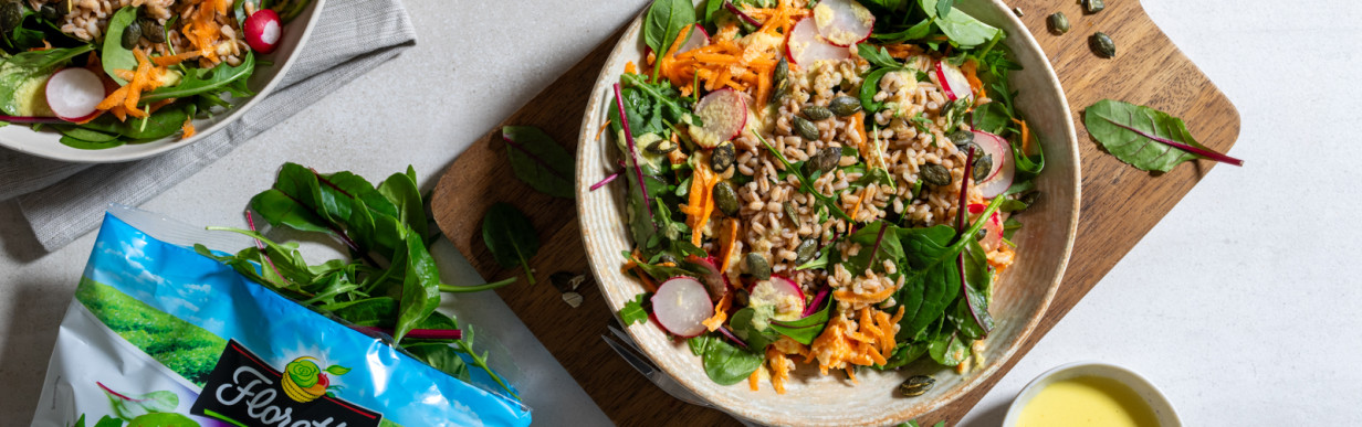 Florette Zart & Feurig Bowl mit Hafer & Mango-Dressing