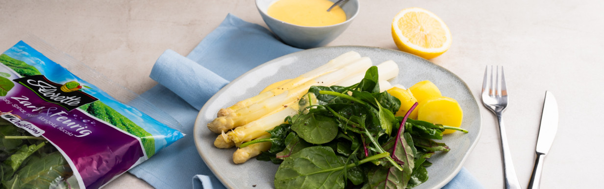 Schneller Beilagensalat zu Spargel mit Florette Zart & Feurig