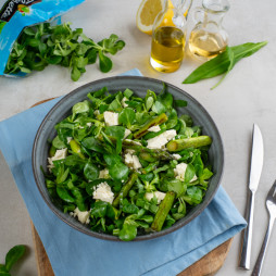 Foto - Spargel-Bärlauch-Salat mit Florette Feldsalat - 